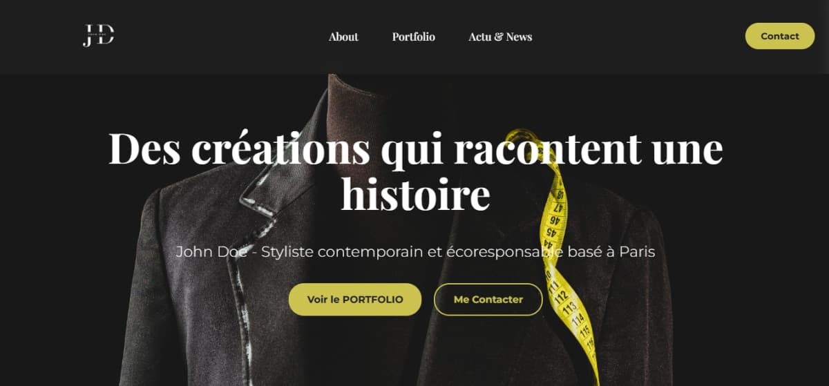 Portfolio Styliste